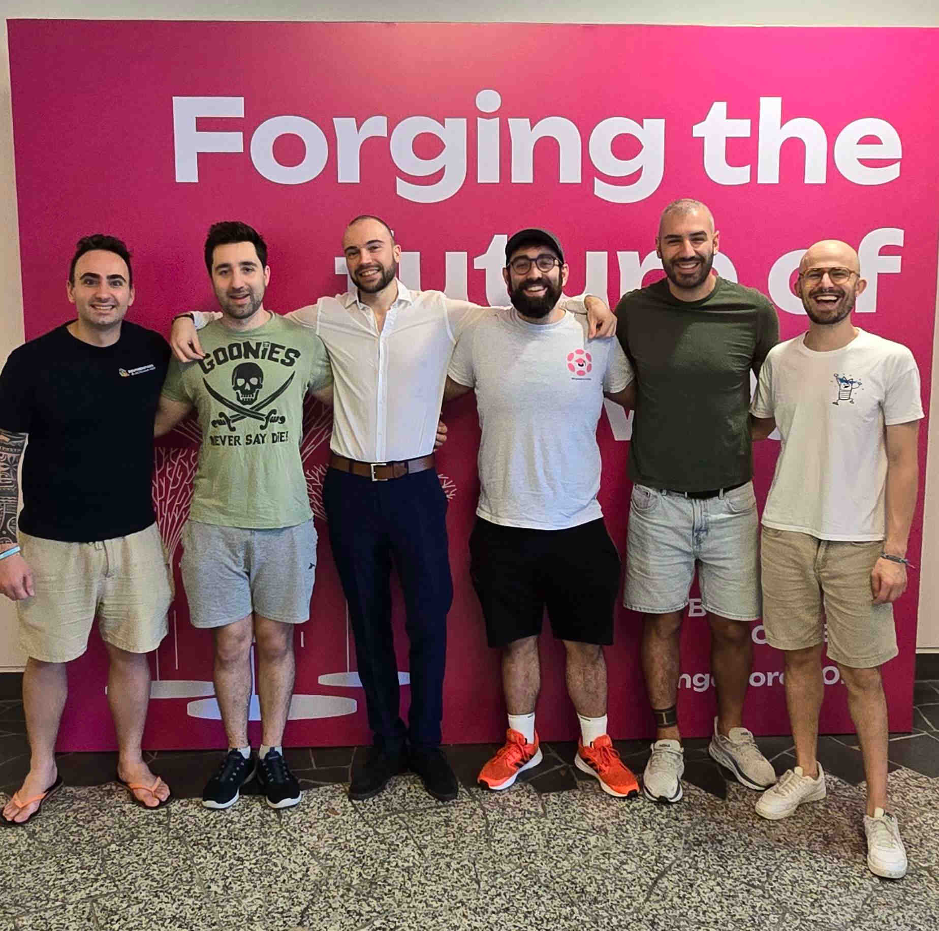 Students at the Polkadot Blockchain Academy campus in Singapore